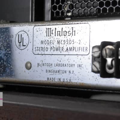 McIntosh MC2505-2 Stereo Power Amplifier In Good condition. image 15