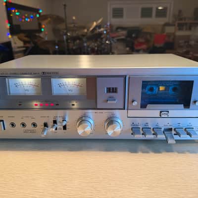 Vintage JVC Stereo Cassette Deck Model KD-25 Silver Japan Full Fresh Service🔥🎶 image 2