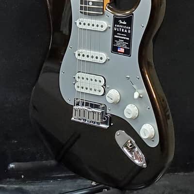 Fender American Ultra II Stratocaster HSS with Ebony Fretboard - Texas Tea w/FREE Pro Set Up image 2
