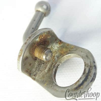Gretsch Stand Clamp Part Ball-Tip Wing Screw Tube Section Bracket Mount Vintage image 2