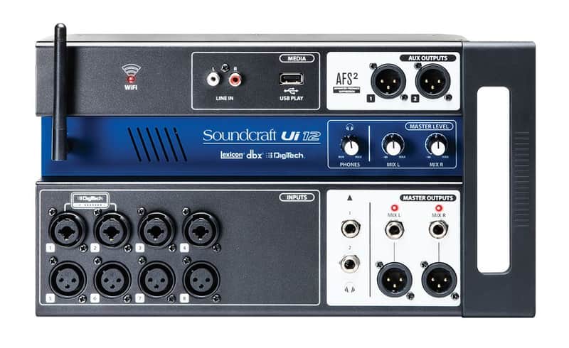 Soundcraft UI12 12-Channel Digital Mixer with Wi-Fi Router image 1