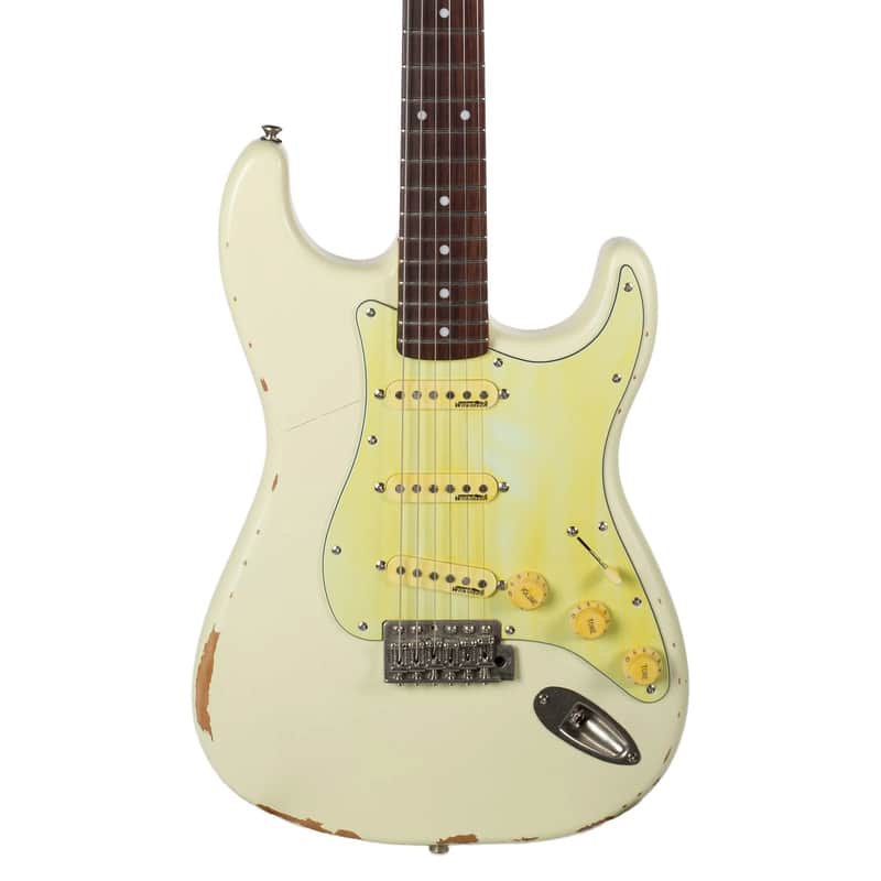 Vintage V6MRTBG Thomas Blug Signature Distressed Vintage White image 2