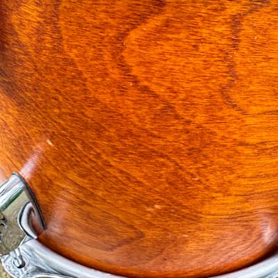 Yamaha Custom Absolute Bop Jazz Drum Set 10x7, 12x8 toms , 14x14 floor, 18x14 Vintage Natural Maple bass, Birch toms Gold badge MIJ image 17