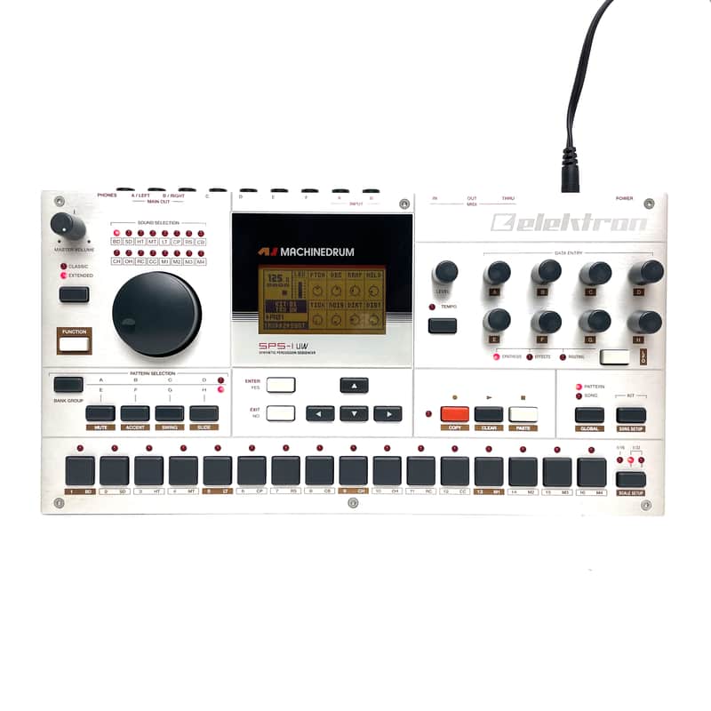 Elektron Machinedrum SPS-1UW MKI w/Power supply Drum Machine 2005 - 2007 - Silver Made in Sweden Worldwide Shipment image 1