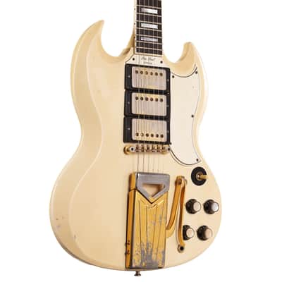 1961 Gibson Les Paul SG Custom Polaris White image 1