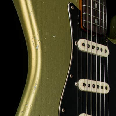Fender Custom Shop Levi Perry Masterbuilt Empire 67 Stratocaster Relic - Super Aged Sage Green Metallic #78899 image 10