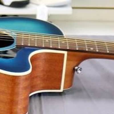 Guild Westerly Collection OM-240CE 2022 - Dark Blue Burst image 6