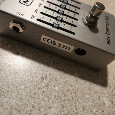 MXR M109S Six Band EQ 2016 - Present Silver image 2