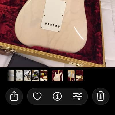 Fender Custom Shop limited edition 57 Vintage Custom Stratocaster,Mary Kay blonde,ash body,100% original,1 owner,COA,all papers,tweed case image 21