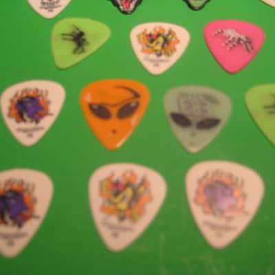 Halloween Horror 17 Guitar Picks Frankenstein, Wolfman, Aliens, Bats, Spiders, Skulls image 9