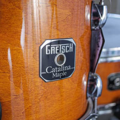 Gretsch Catalina Maple Amber Gloss 6-Piece Drum Kit (22/16/14/12/10/SD) image 5