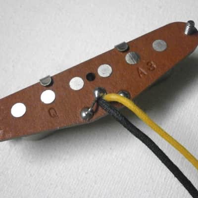 Red Top A3 Telecaster Neck Open RAW Cover Pickup Hand Wound Tele by Q pickups Custom Fits Fender image 2