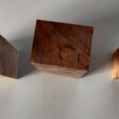 Afzelia Burl / Amboyna Burl and Maple Burl blank - Wood Lumber Blank DIY Material for Musical Instruments Tools image 7