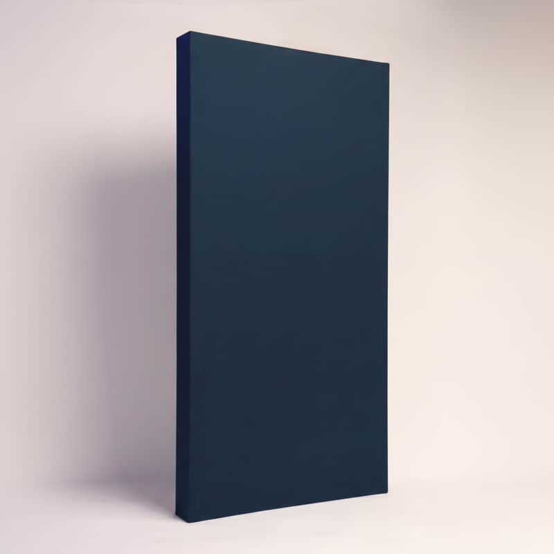 Acoustic Wall Panel | Navy Blue | Professional Sound Absorbing Panel | Recording Studio, Home Studio, Mixing Room, Mastering Suite, Podcast Studio, Home Theater, Broadcast Studio, Streaming Room, Office & Vocal Booth | Made in USA image 1