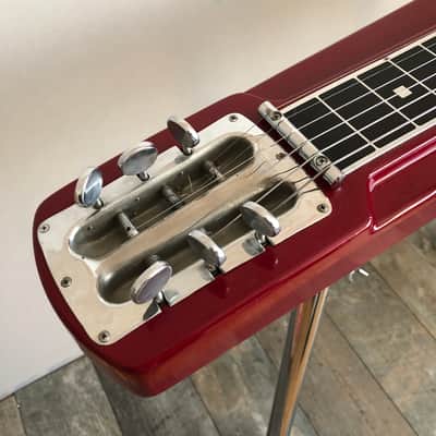 Rare Jedson Lap Steel - David Gilmour / Pink Floyd Specification with EMG Pickup - Dark Red image 7