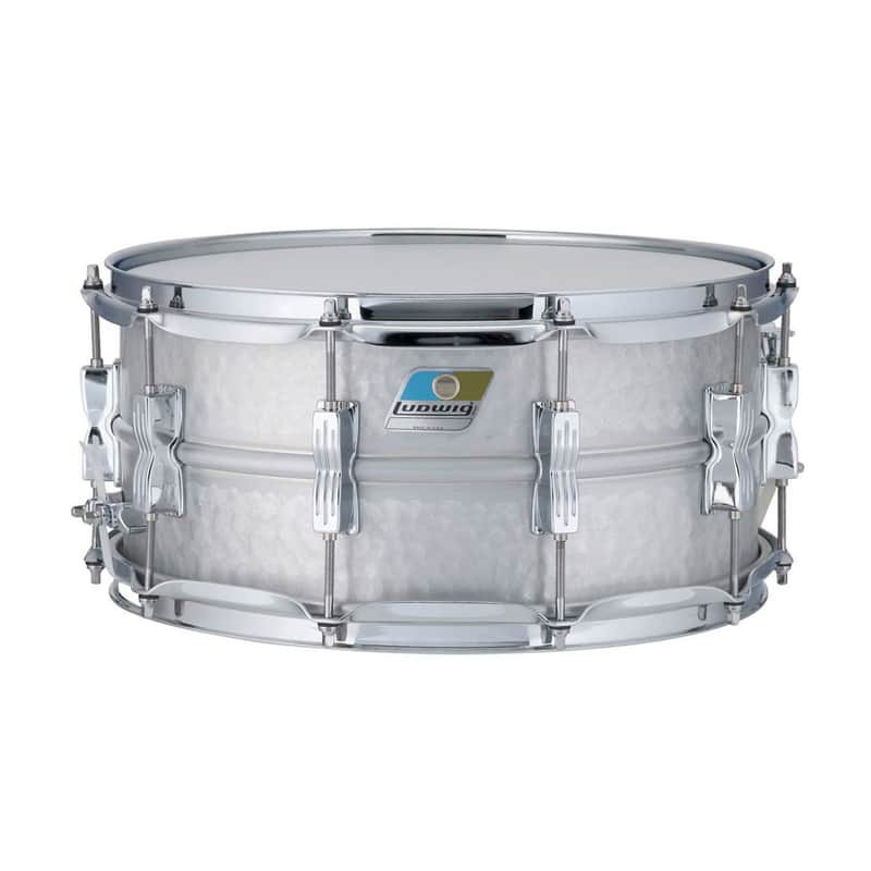 Ludwig LM405K Acrolite Hammered 6.5x14" Aluminum Snare image 1