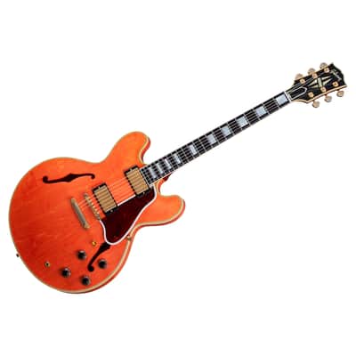 1959 ES-355 Reissue Light Aged Watermelon Red Gibson image 1