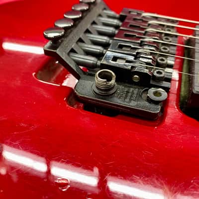 Hamer USA Diablo Electric Guitar 1990's - Transparent Red with Lace Sensors image 7