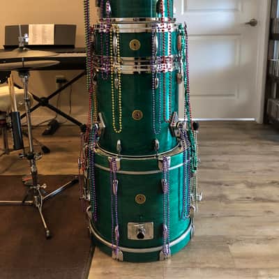 Gretsch USA Custom 2020 4-piece drum kit - Caribbean Blue Gloss image 9