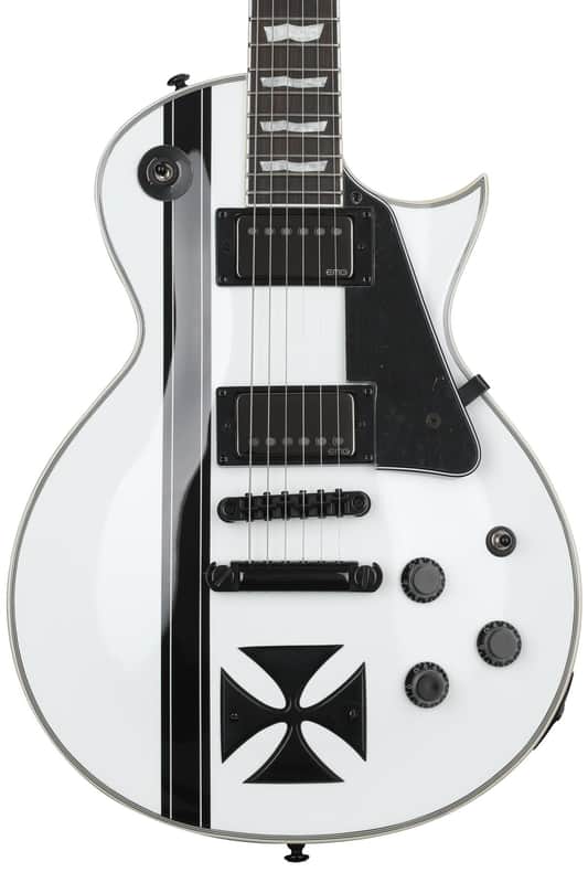 ESP LTD Signature Series James Hetfield Iron Cross Electric Guitar - Snow White image 1