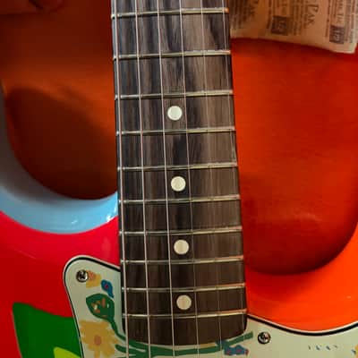 Fender Artist Series George Harrison Rocky Stratocaster 2022 - Sonic Blue / Custom Art image 18