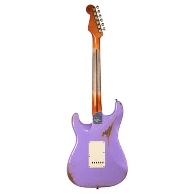 Fender Custom Shop MVP 1960 Stratocaster Relic - Lavender Stardust - Masterbuilt Levi Perry - Dealer Select Master Vintage Player Series Electric Guitar - NEW! image 9