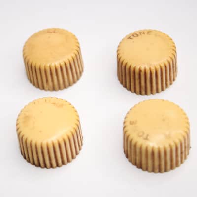 vintage 1960s Harmony Rocket - Cupcake Knobs ( set of 4 ) image 1