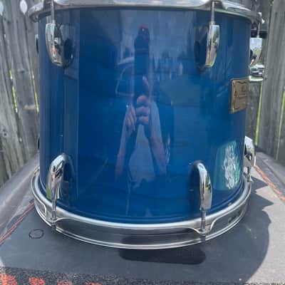 Pearl Masters studio 13x11”-90’s in Sheer blue lacquer image 3
