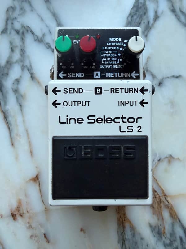 Boss LS-2 Line Selector (Silver Label) 1991 - Present - White image 1