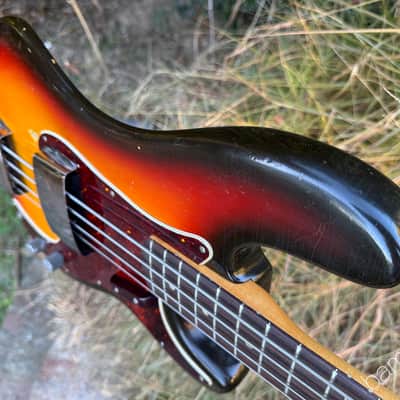1969 Fender Precision Bass - Sunburst - Great Player OHSC image 10