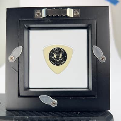 3" x 3" Double Sided Guitar Pick Display, CLEAR #346 Rounded Bass Shape image 14