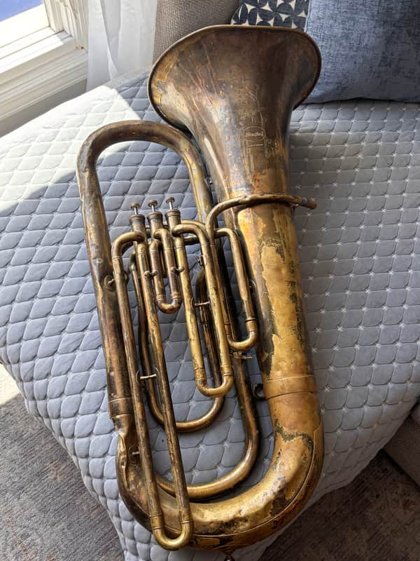 Besson Stratford 3-Valve BBb Tuba – Made in England – Serial #288268 image 1