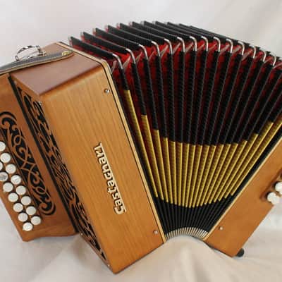 NEW Cherry Castagnari Studio Diatonic Button Accordion GC MM 21 8 image 1