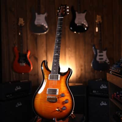 PRS DGT 10-Top Electric Guitar with Bird Inlays Tri Color Sunburst Korina Back, Flamed Maple Neck, Zirocote Fretboard 8394 image 2