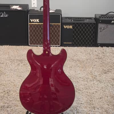 D'Angelico Excel DC Semi-Hollow with Stop-Bar Tailpiece Cherry image 8