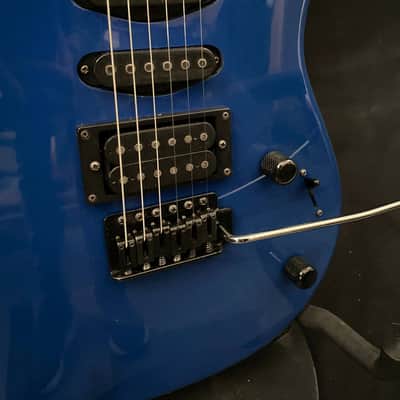 Samick Superstrat made in Korea Superstrat blue Hss image 9