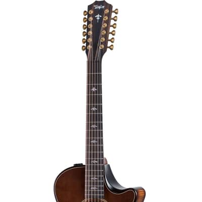 Taylor Builders Edition 652ce 12 String Acoustic Electric Guitar-Open Box WHB image 3