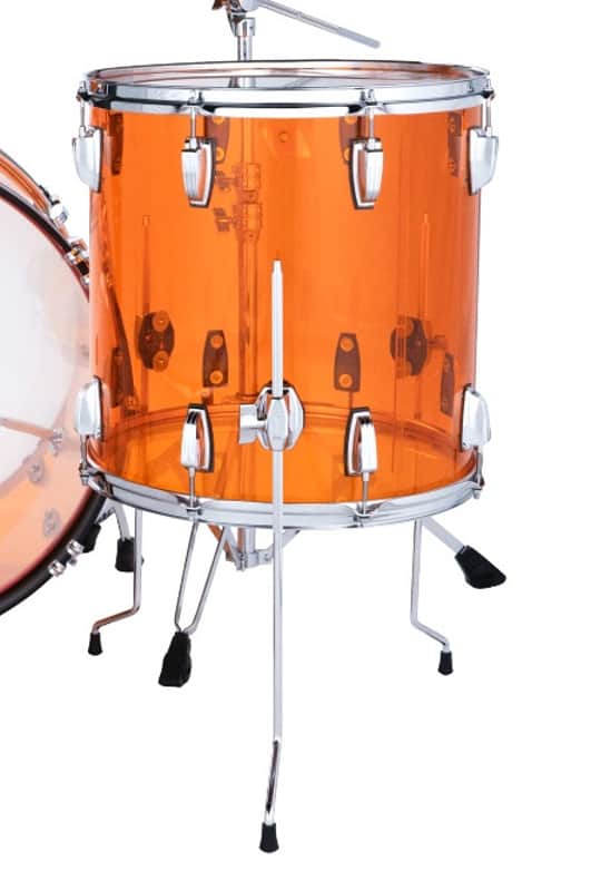 Ludwig LF944VXX47 14x14Vistalite Floor Tom Amber image 1