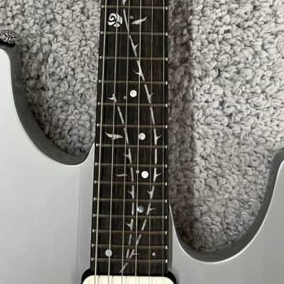 Ibanez Model TOD10 Tim Henson Signature Electric Guitar, Classic Silver w/Bag image 6