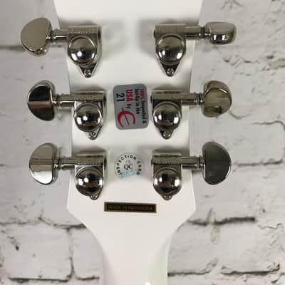 Epiphone Limited Edition Dove Pro Acoustic Electric Guitar – Alpine White image 9