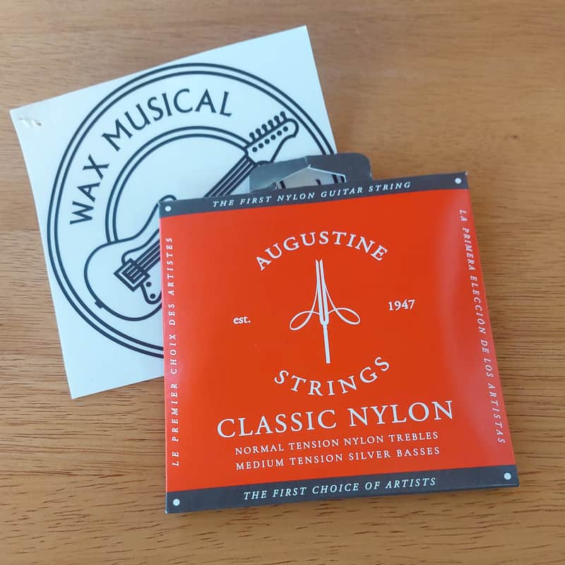 2010s Augustine Classic Red Medium Tension Classical Guitar St…