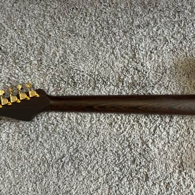 Oldmusic Golden C’mores Electric Guitar Electric Guitar Boutique Unique exclusive Metal machine Custom shop Wenge neck image 20