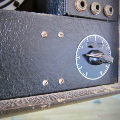 1930s Volu-Tone Guitar Amplifier by Schireson Brothers LA 10"Rola Speaker with Energizing Switch image 23