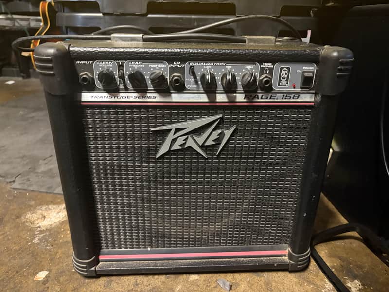 Peavey Rage 158 III TransTube Series 15-Watt 1x8" Guitar Combo 2000s - Black with Red Trim image 1