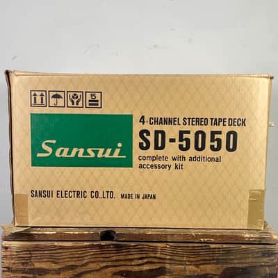 Sansui SD-5050 4-channel stereo tape deck W/accessory kit & original box image 24