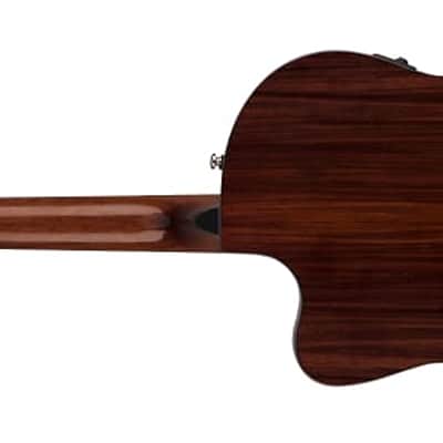 Fender CN-140SCE Nylon Thinline Acoustic Electric Guitar. Walnut FB, Natural w/Case image 5