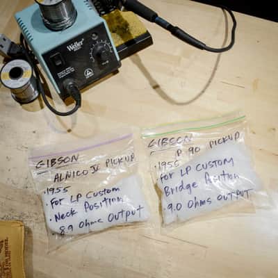 Rick Nielsen's Gibson P-90 Pickup Set from 1955 Les Paul Custom image 5