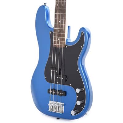 Squier Affinity Precision Bass PJ Laurel Fingerboard, Black Pickguard, Lake Placid Blue image 8