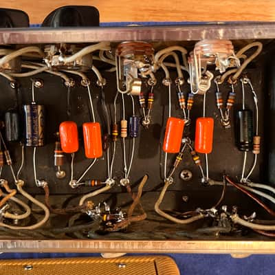 1958 - 1959 Fender Twin; vintage 5F8-A beast! image 16