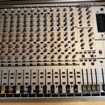 Behringer Eurorack MX2642A 26-Input 4-Bus Mixer 2000s - Silver image 2